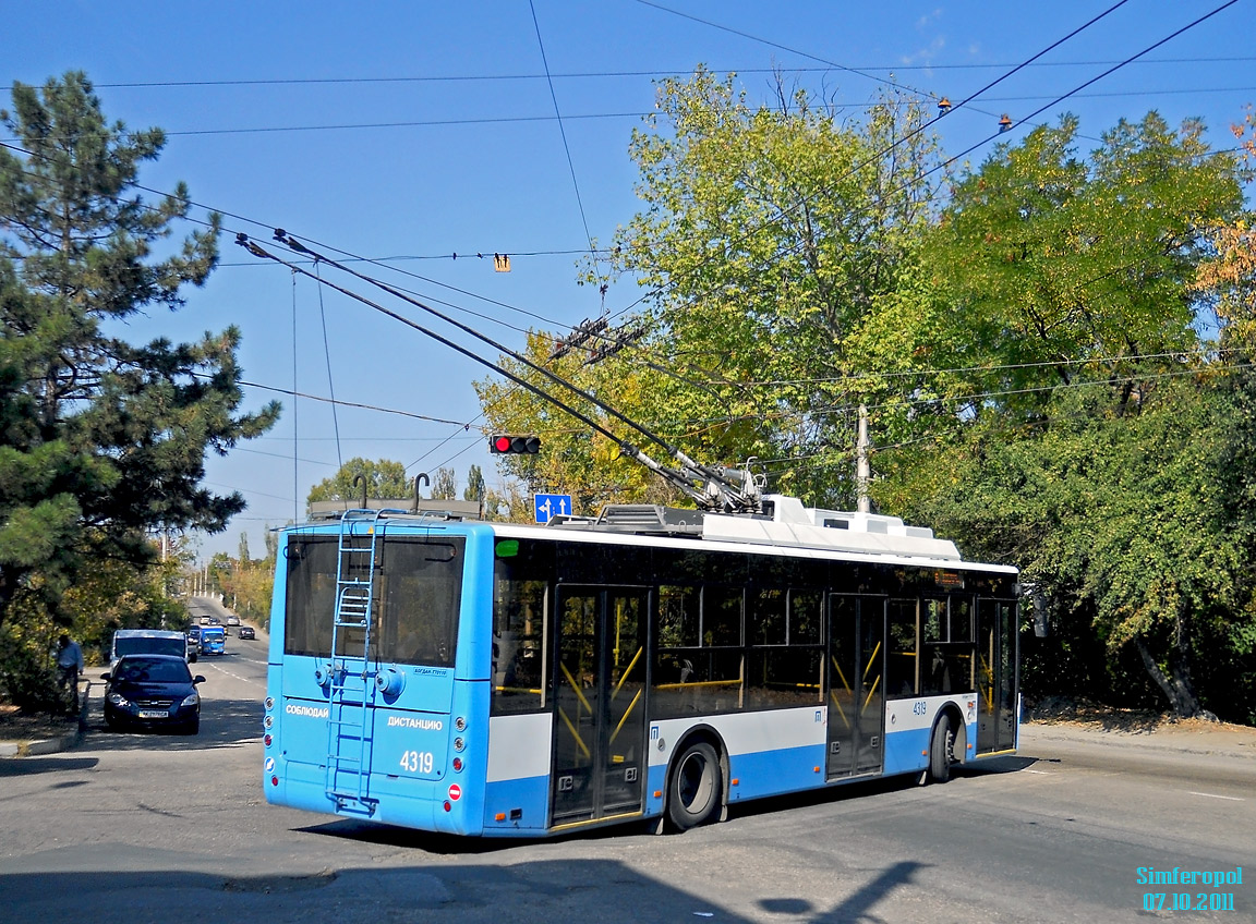 Крымский троллейбус, Богдан Т70110 № 4319