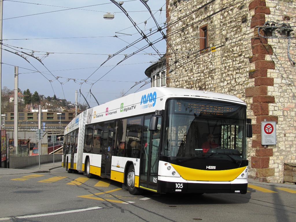 Шаффхаузен, Hess SwissTrolley 3 (BGT-N2C) № 105