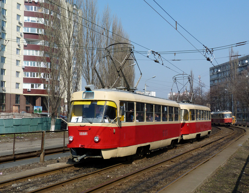 Киев, Tatra T3SU № 5572