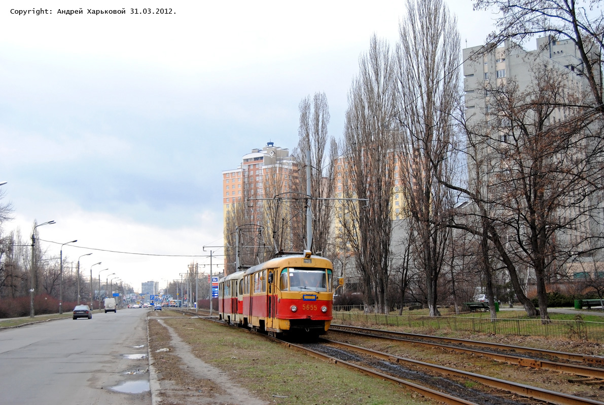 Киев, Tatra T3SU № 5655