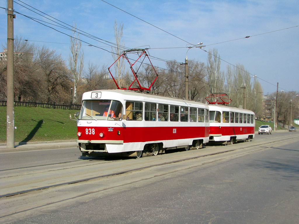 Самара, Tatra T3SU № 838