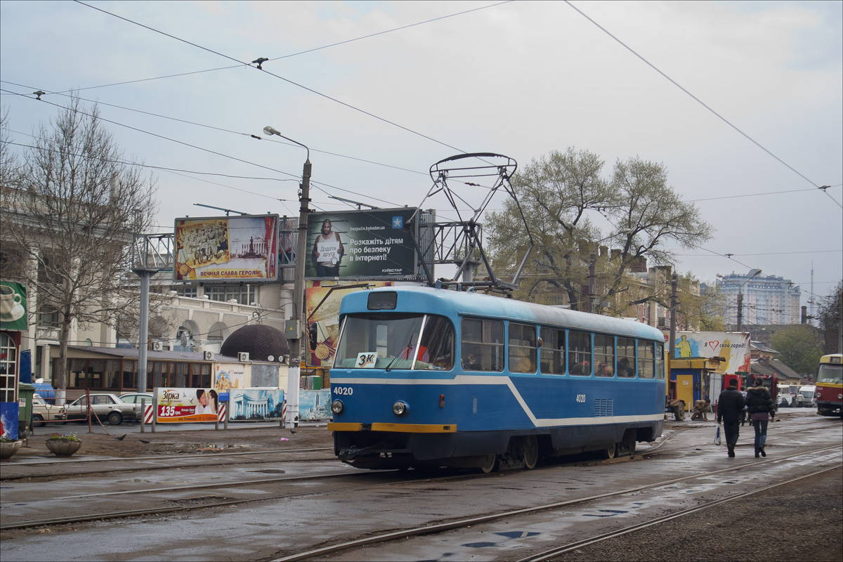Одесса, Tatra T3R.P № 4020