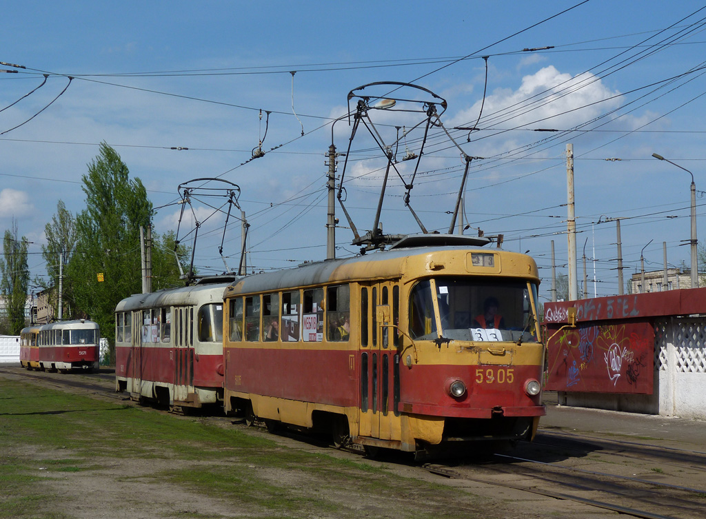 Киев, Tatra T3SU (двухдверная) № 5905