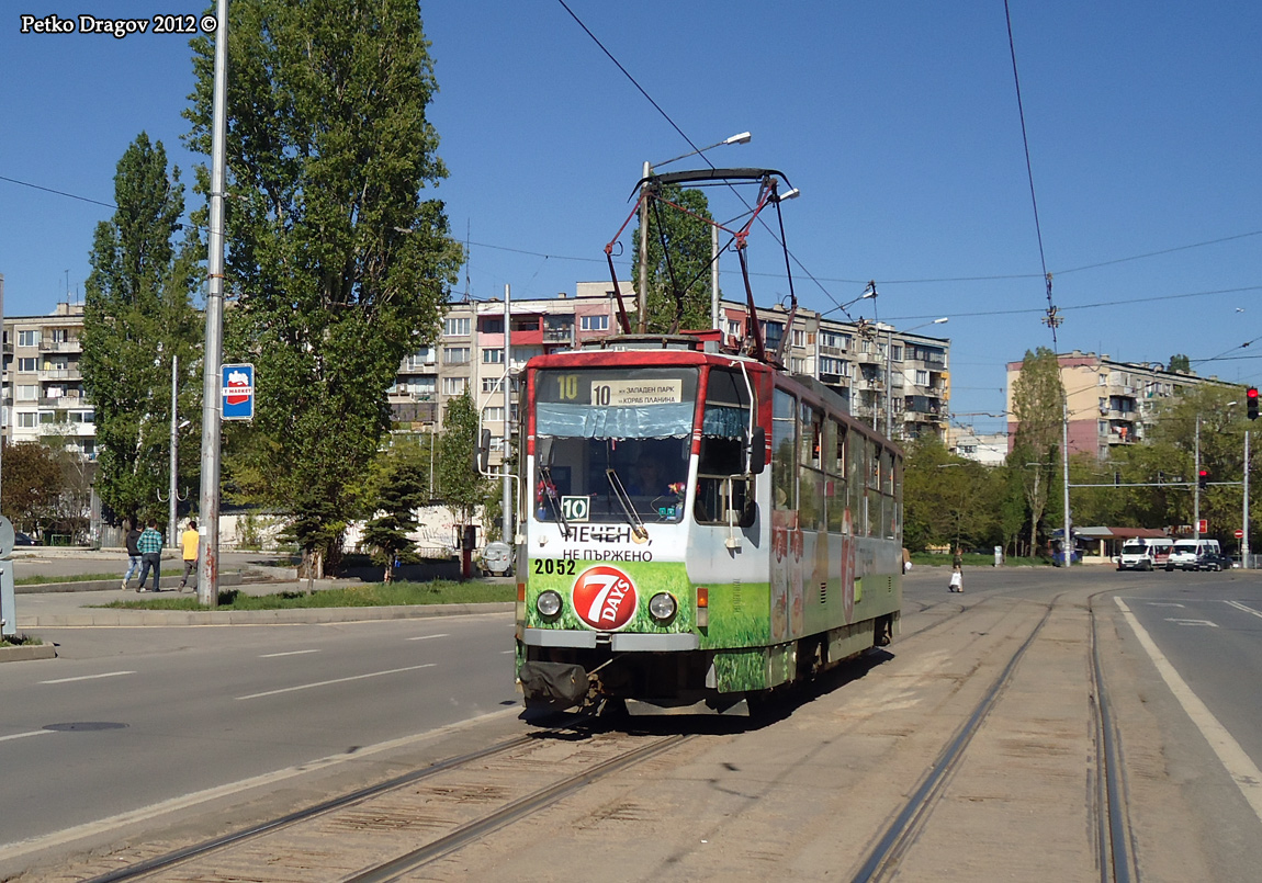 София, Tatra T6A2SF № 2052