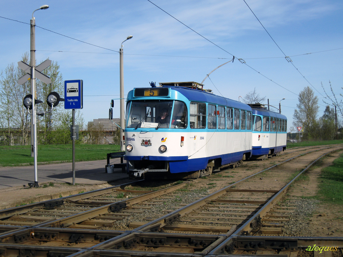 Рига, Tatra T3A № 30046