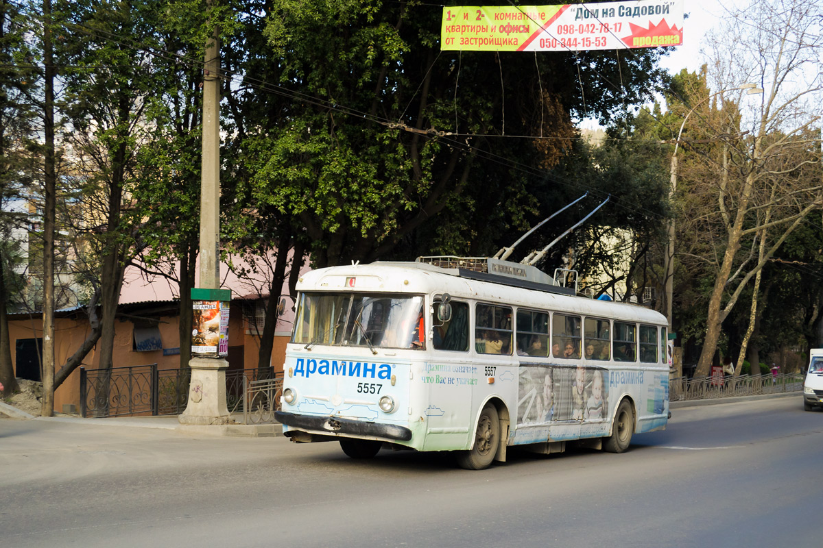 Крымский троллейбус, Škoda 9Tr21 № 5557