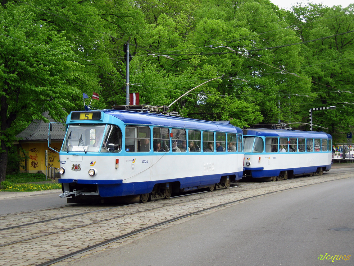 Рига, Tatra T3A № 30024