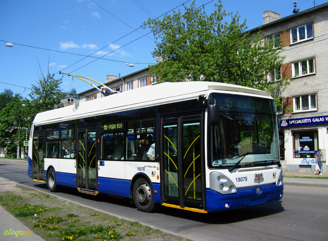 Рига, Škoda 24Tr Irisbus Citelis № 18078