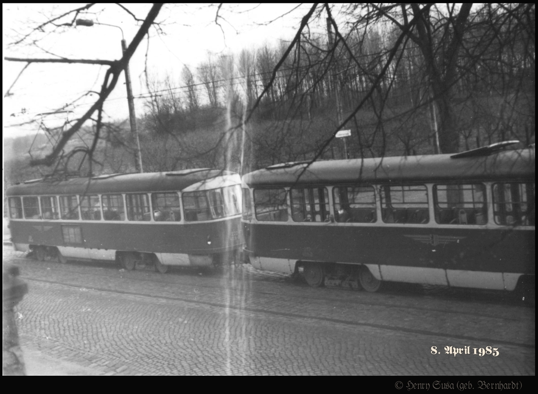 Дрезден, Tatra T4D № 222 409; Дрезден, Tatra B4D № 272 409; Дрезден — Старые фотографии (трамвай)