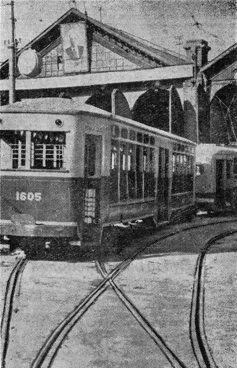 Одесса, Четырёхосный приц. Baume & Marpent тип G № 1605; Одесса — Исторические фотографии: трамвай