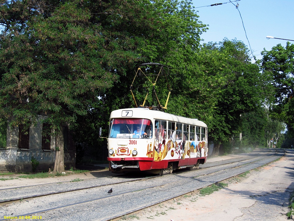 Харьков, Tatra T3SU № 3061