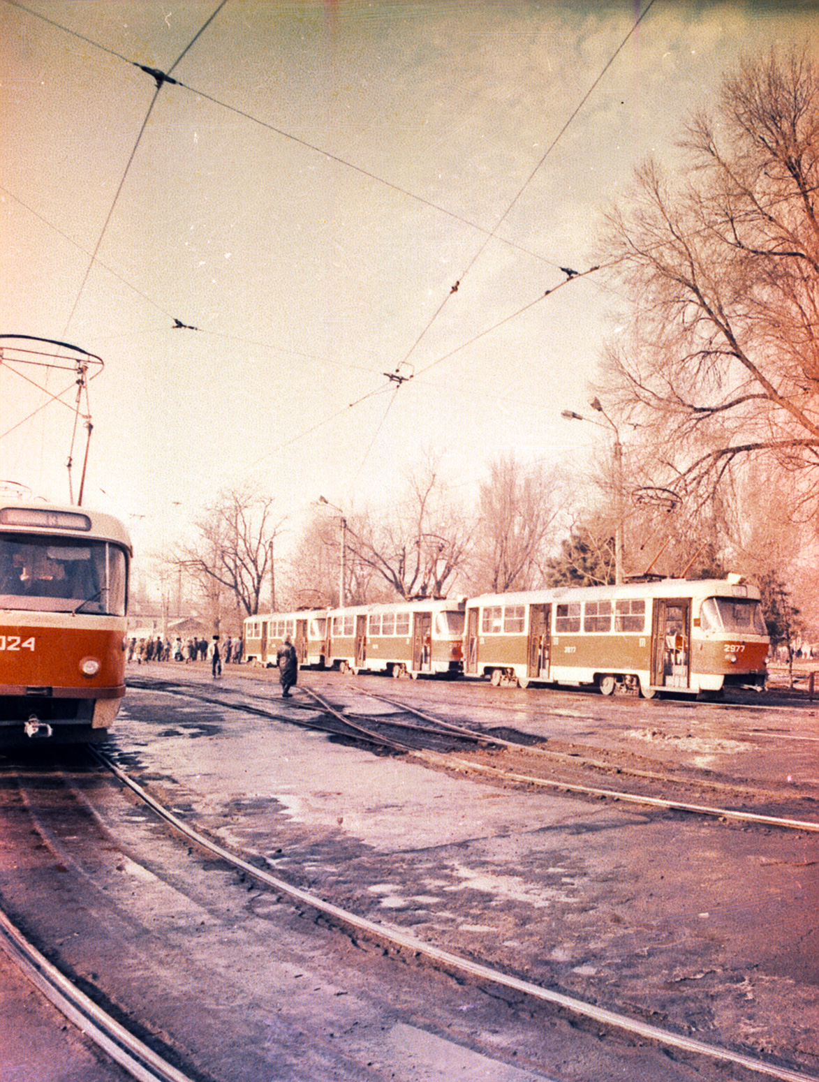 Одесса, Tatra T3SU (двухдверная) № 3024; Одесса, Tatra T3SU № 2978; Одесса, Tatra T3SU № 2977