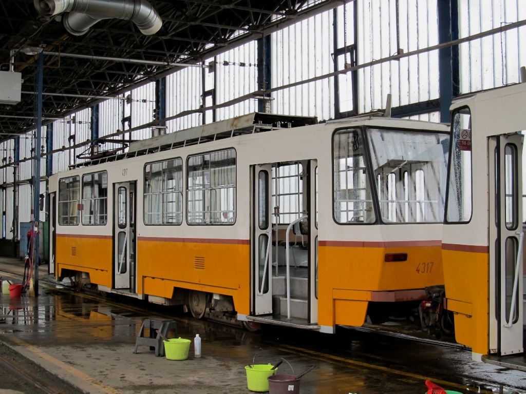 Будапешт, Tatra T5C5 № 4317; Будапешт — Трамвайные депо