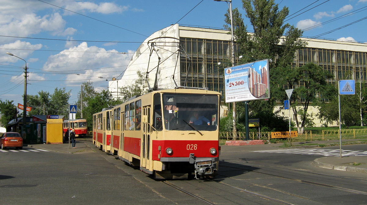 Киев, Tatra T6B5SU № 026