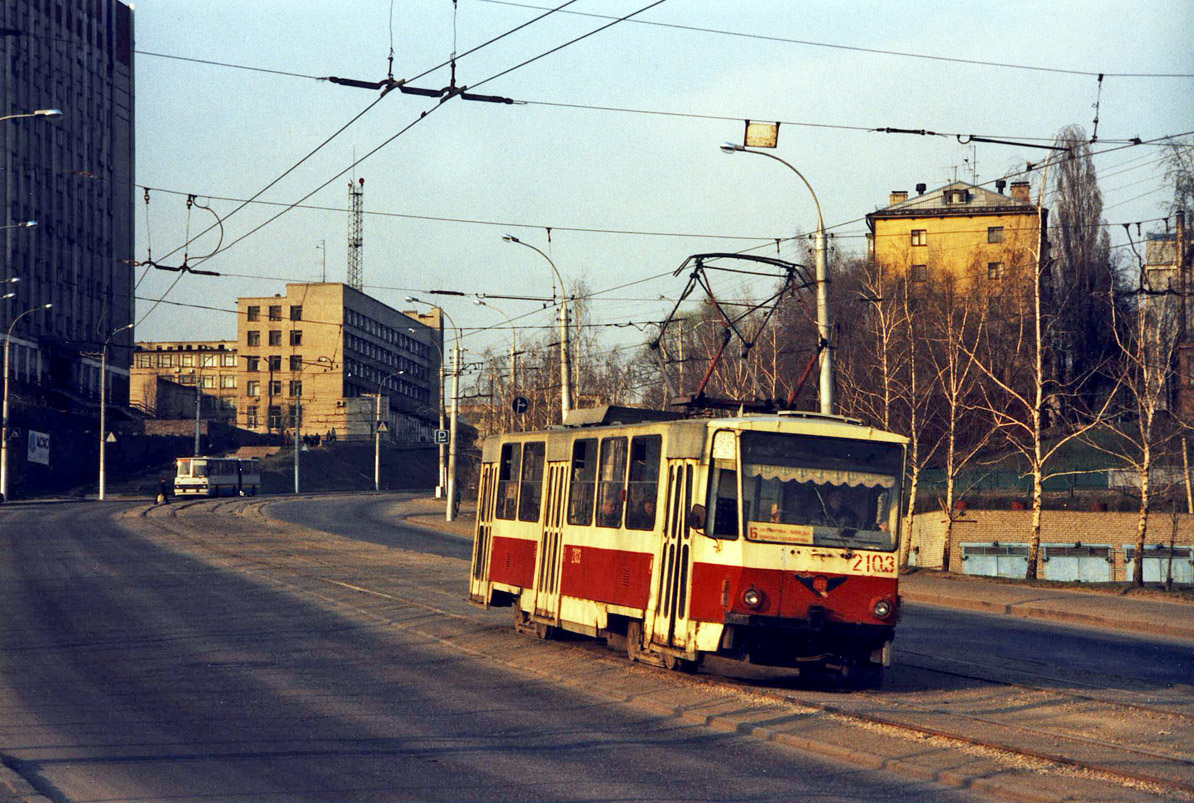 Липецк, Tatra T6B5SU № 2103; Липецк — Закрытые линии