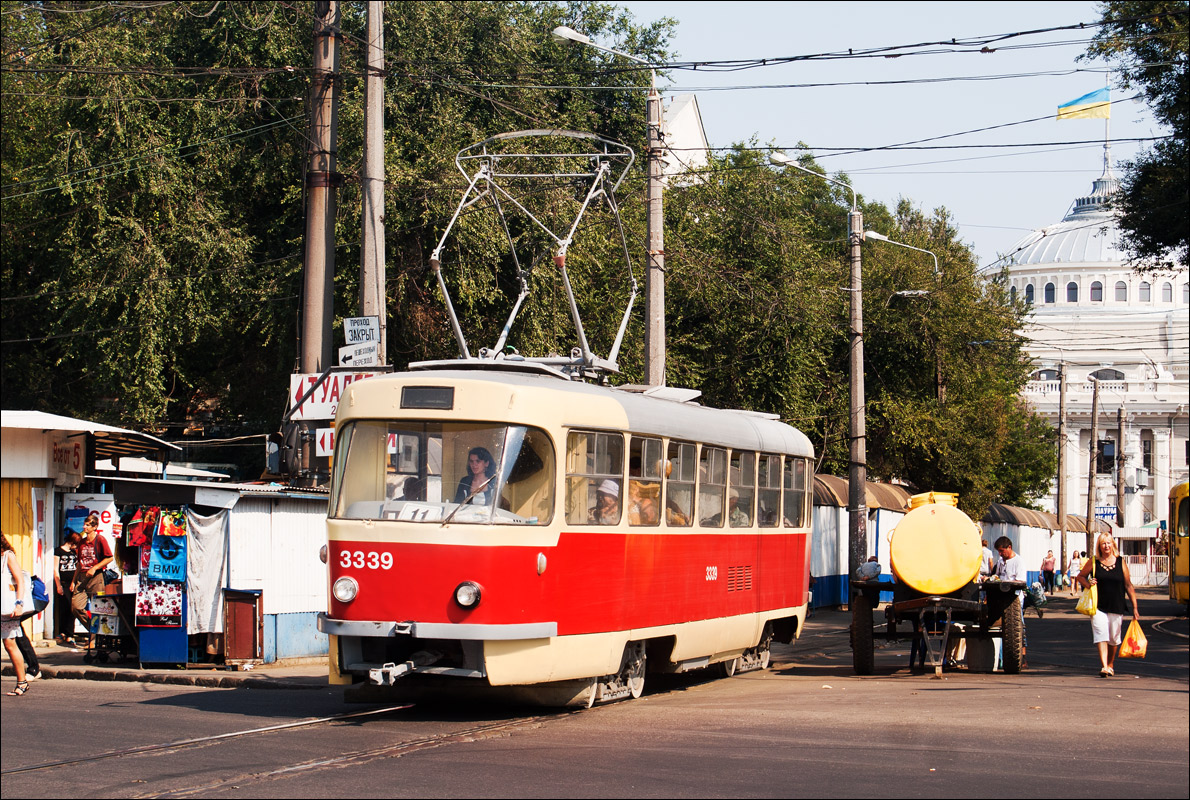 Одесса, Tatra T3SU (двухдверная) № 3339