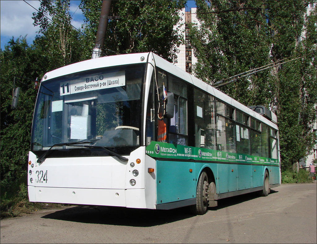 Воронеж, Тролза-5265.00 «Мегаполис» № 324 Воронеж, Тролза-5265.00 «Мегаполис» № 324