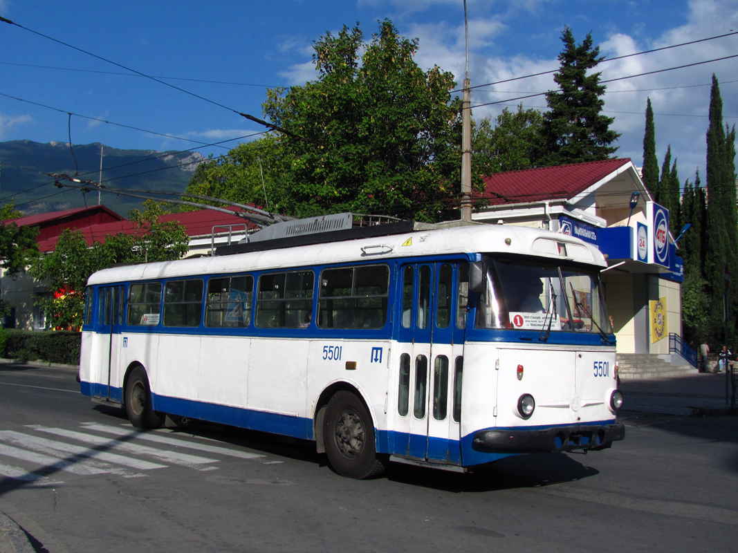 Крымский троллейбус, Škoda 9Tr19 № 5501