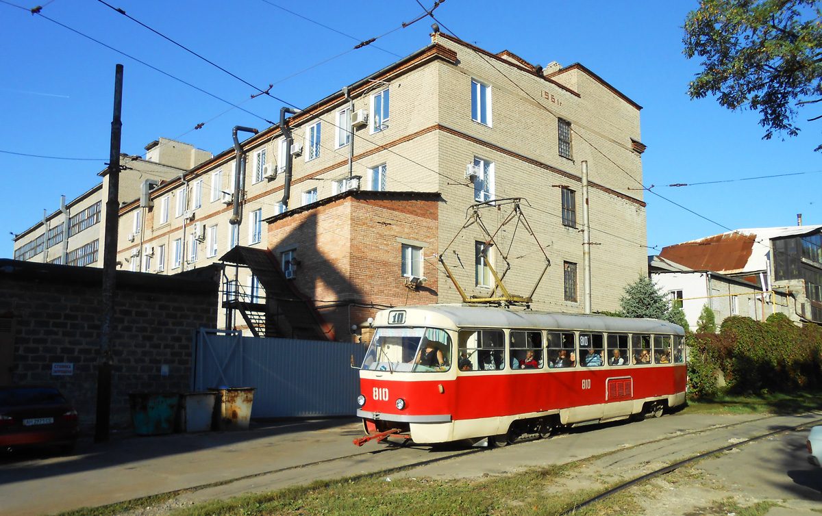 Донецк, Tatra T3SU (двухдверная) № 810