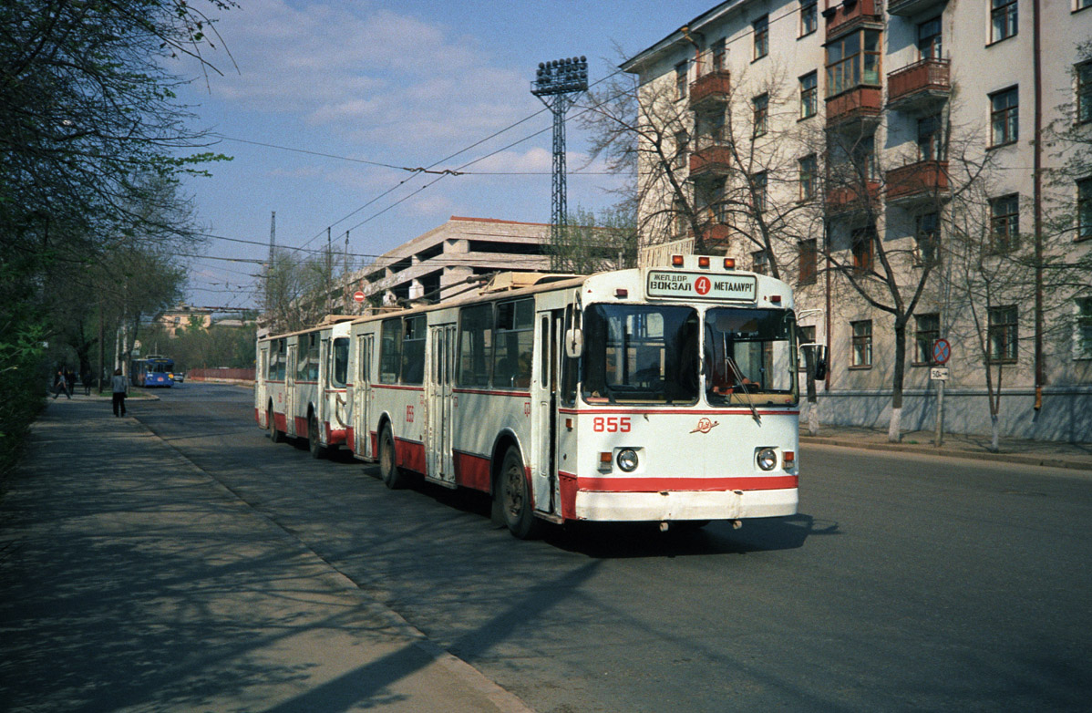 Самара, ЗиУ-682В-012 [В0А] № 855; Самара — Исторические фотографии — Трамвай и Троллейбус (1992-2000)