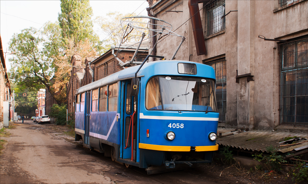 Одесса, Tatra T3R.P № 4058; Одесса — Трамвайное депо № 1 и ОРЗЭТ