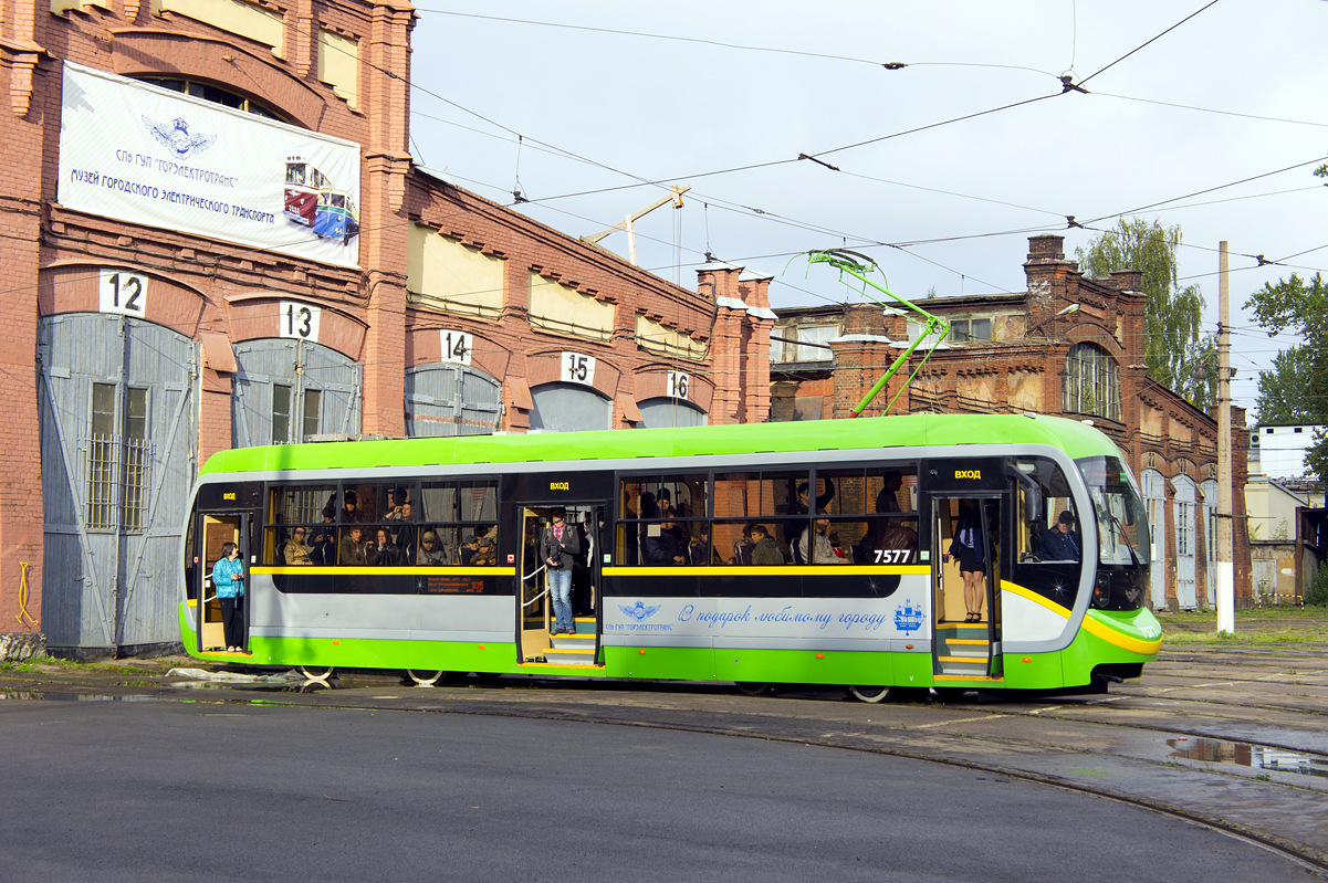 Санкт-Петербург, ЛМ-68М2 (мод. СПб ГЭТ) № 7577 Санкт-Петербург, ЛМ-68М2 (мод. СПб ГЭТ) № 7577