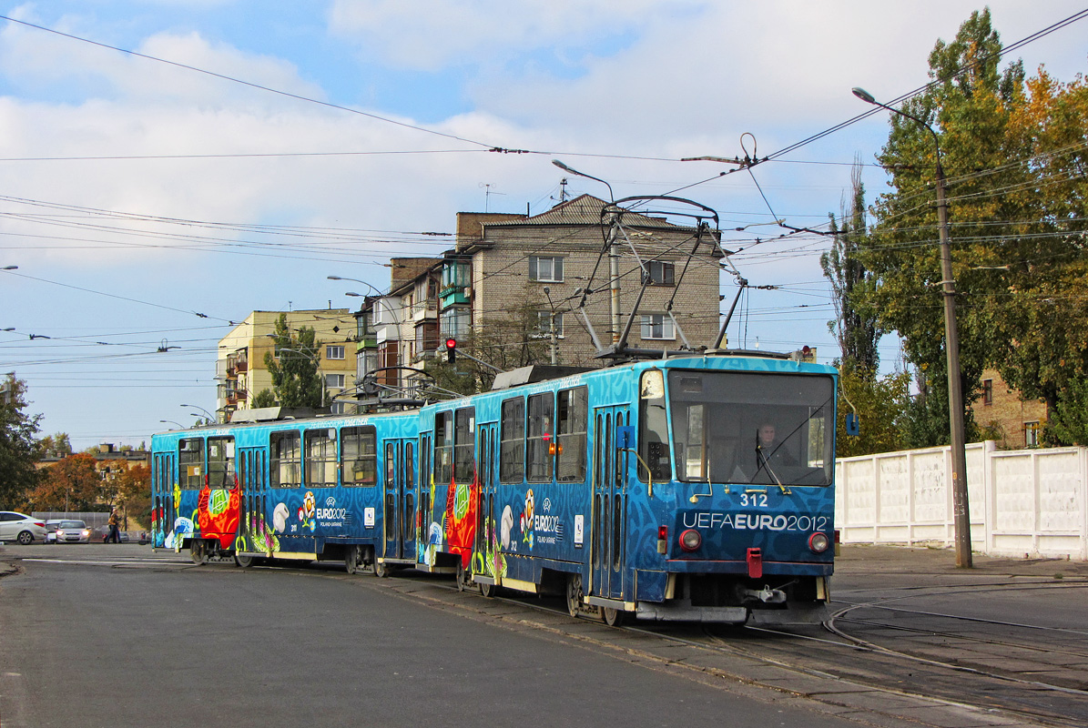 Киев, Tatra T6B5SU № 312