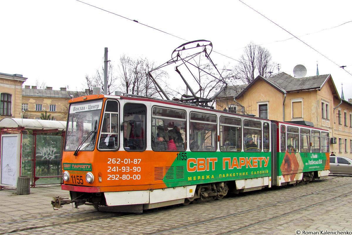 Львов, Tatra KT4D № 1155