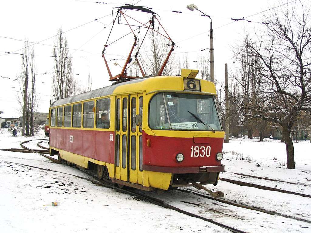 Харьков, Tatra T3SU (двухдверная) № 1830
