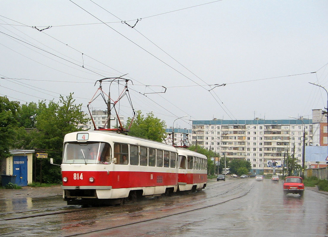 Самара, Tatra T3SU № 814; Самара — Трамвайные линии