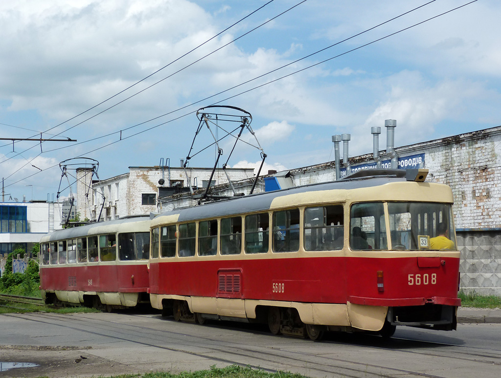 Киев, Tatra T3SU № 5608