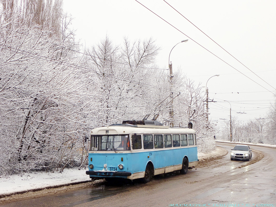 Крымский троллейбус, Škoda 9TrH27 № 3724