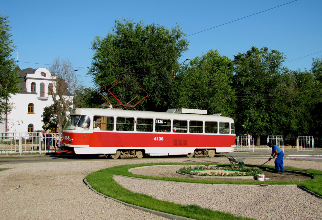 Донецк, Tatra T3R.P № 4136 Донецк, Tatra T3R.P № 4136