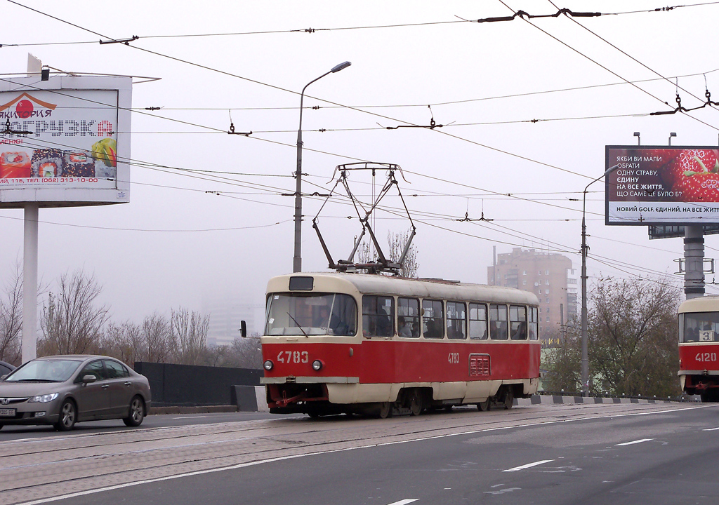 Донецк, Tatra T3SU (двухдверная) № 4783