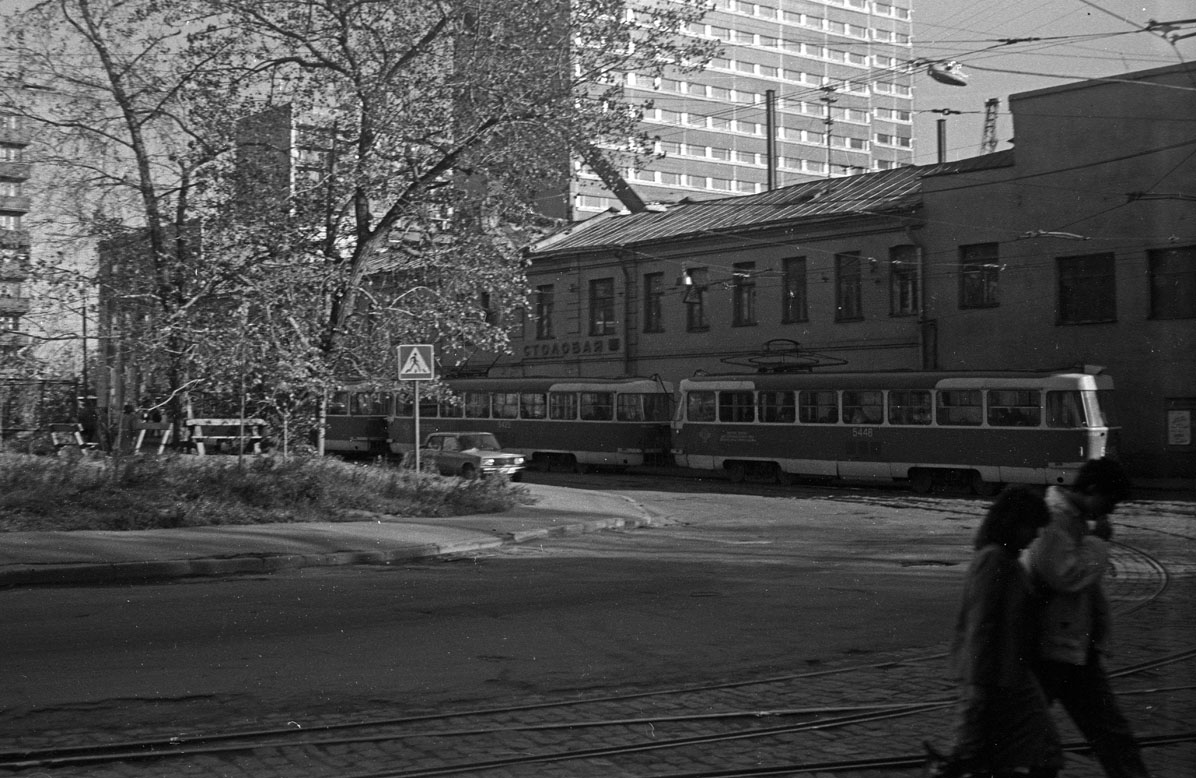 Москва, Tatra T3SU № 5448; Москва — Исторические фотографии — Трамвай и Троллейбус (1946-1991)