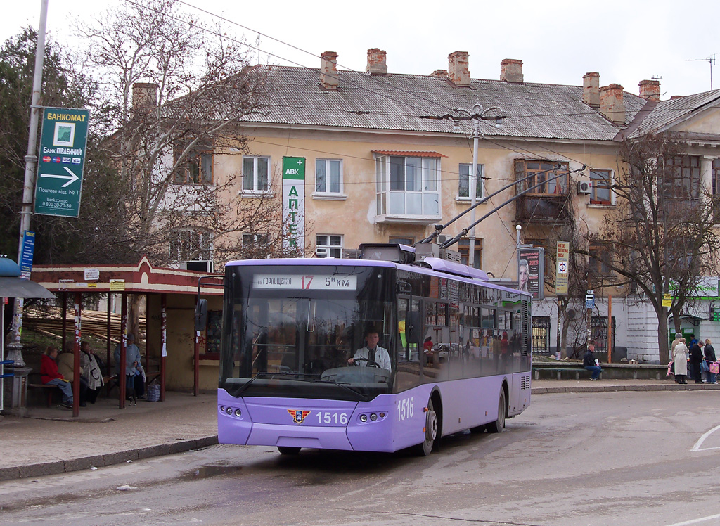 Севастополь, ЛАЗ E183A1 № 1516