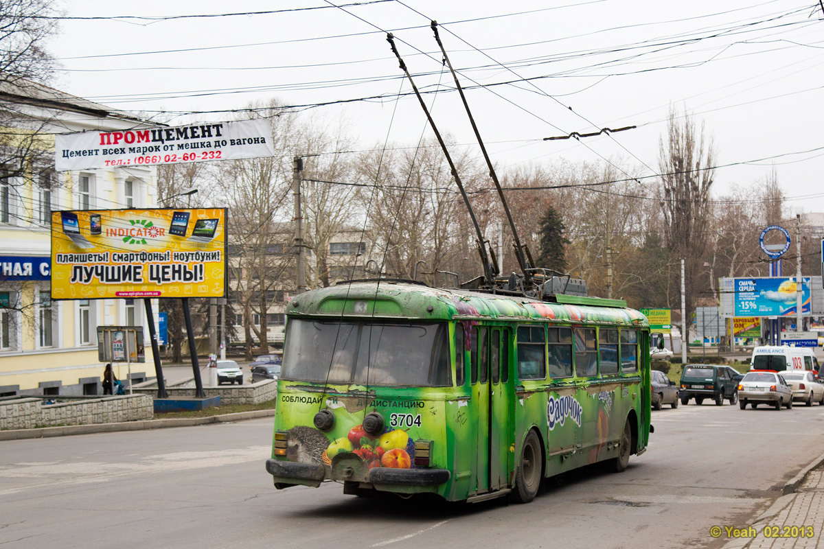 Крымский троллейбус, Škoda 9TrH27 № 3704
