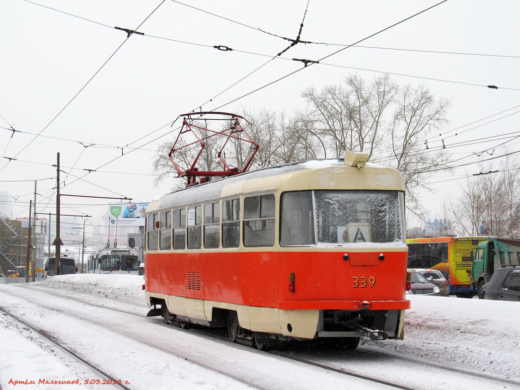 Екатеринбург, Tatra T3SU № 339