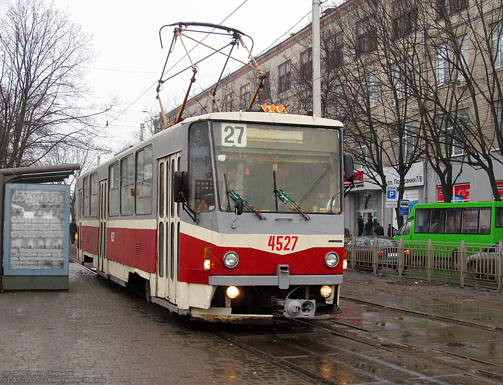 Харьков, Tatra T6B5SU № 4527