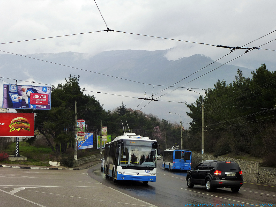 Крымский троллейбус, Богдан Т60111 № 6315