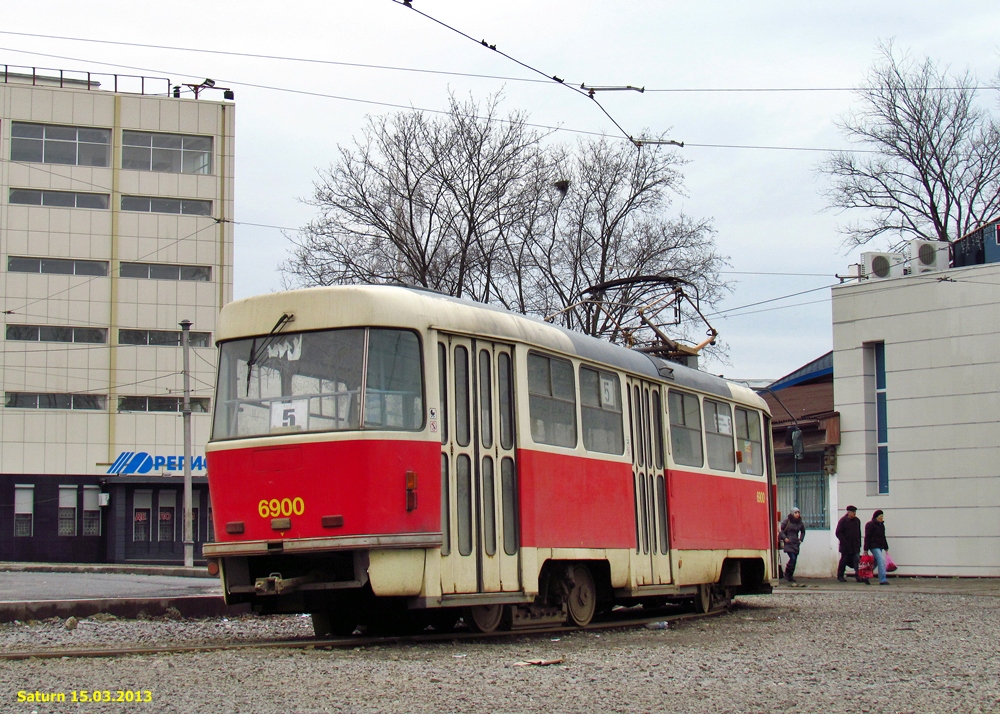 Харьков, Tatra T3 № 6900