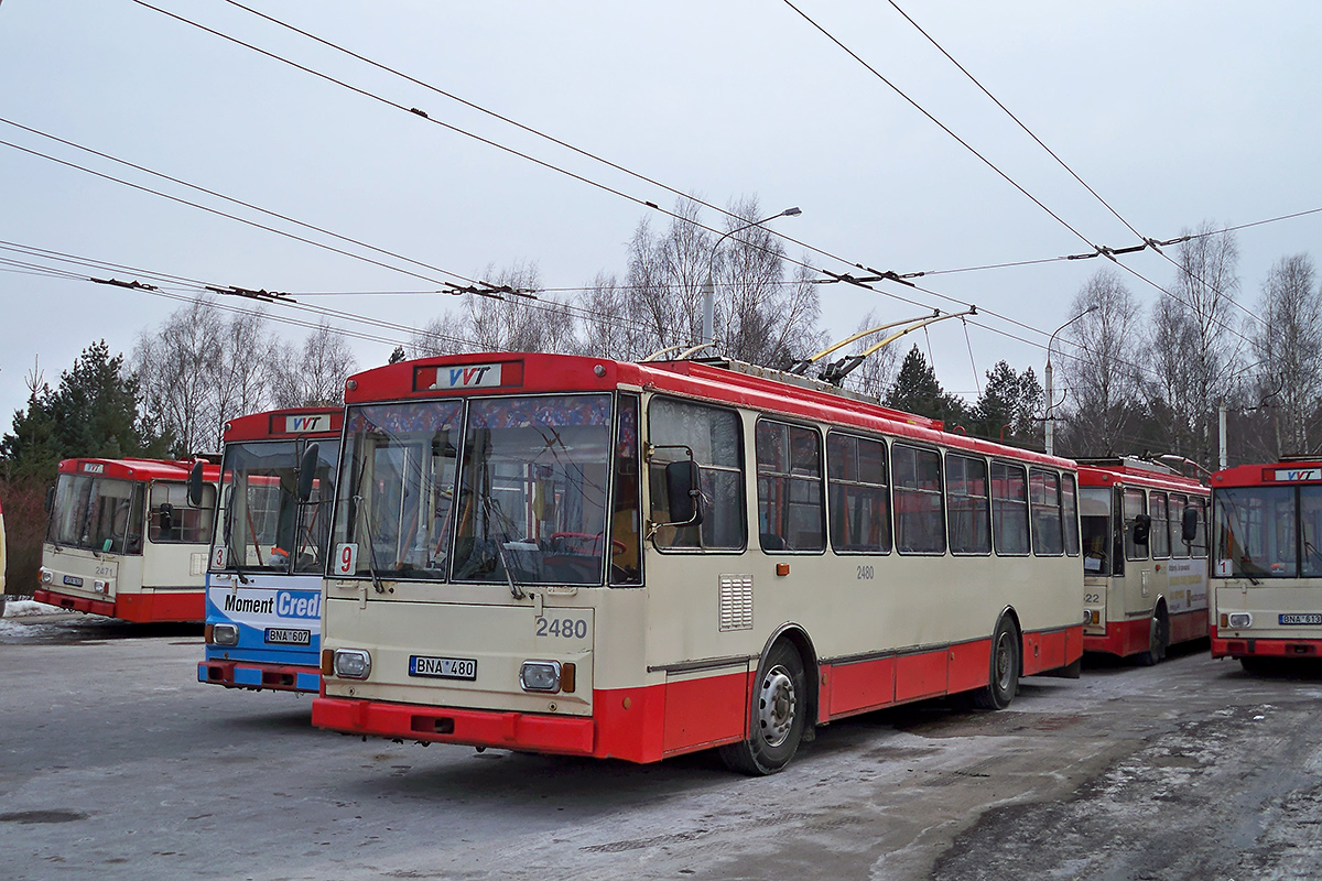 Вильнюс, Škoda 14Tr02/6 № 2480
