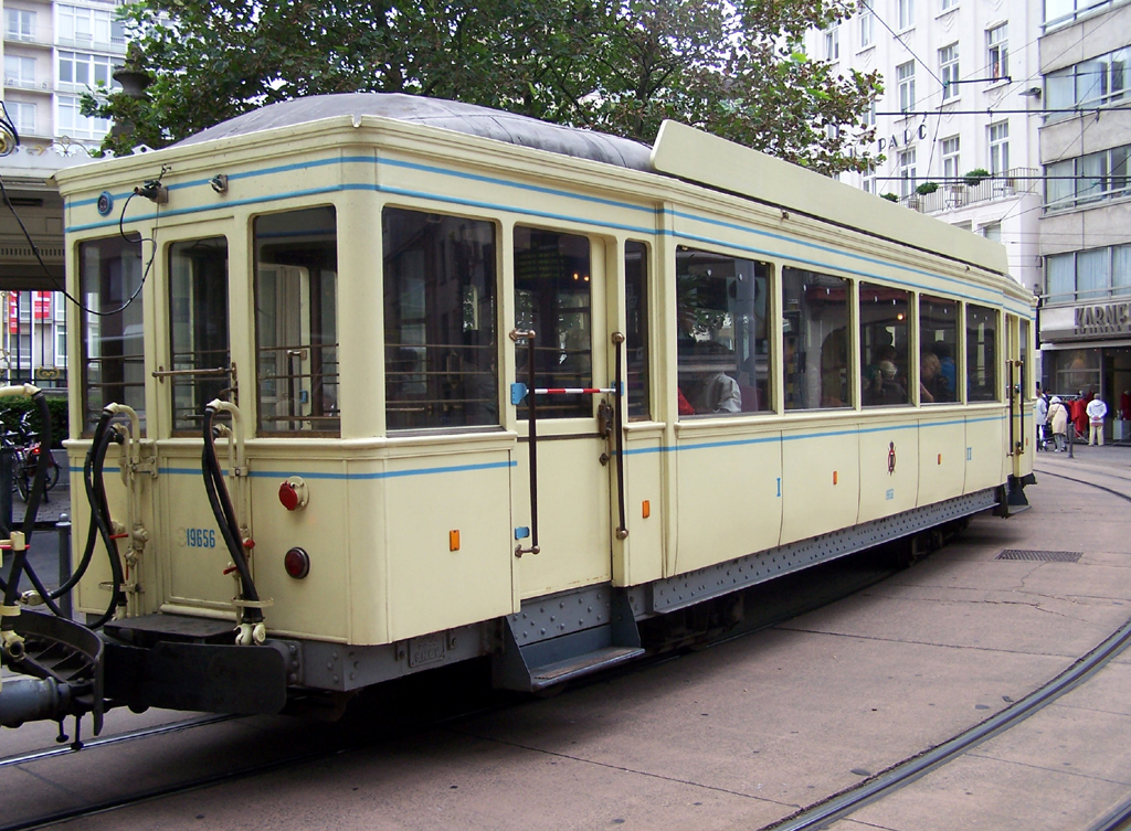 Береговой трамвай, SNCV Standard деревянное прицепной № 19656