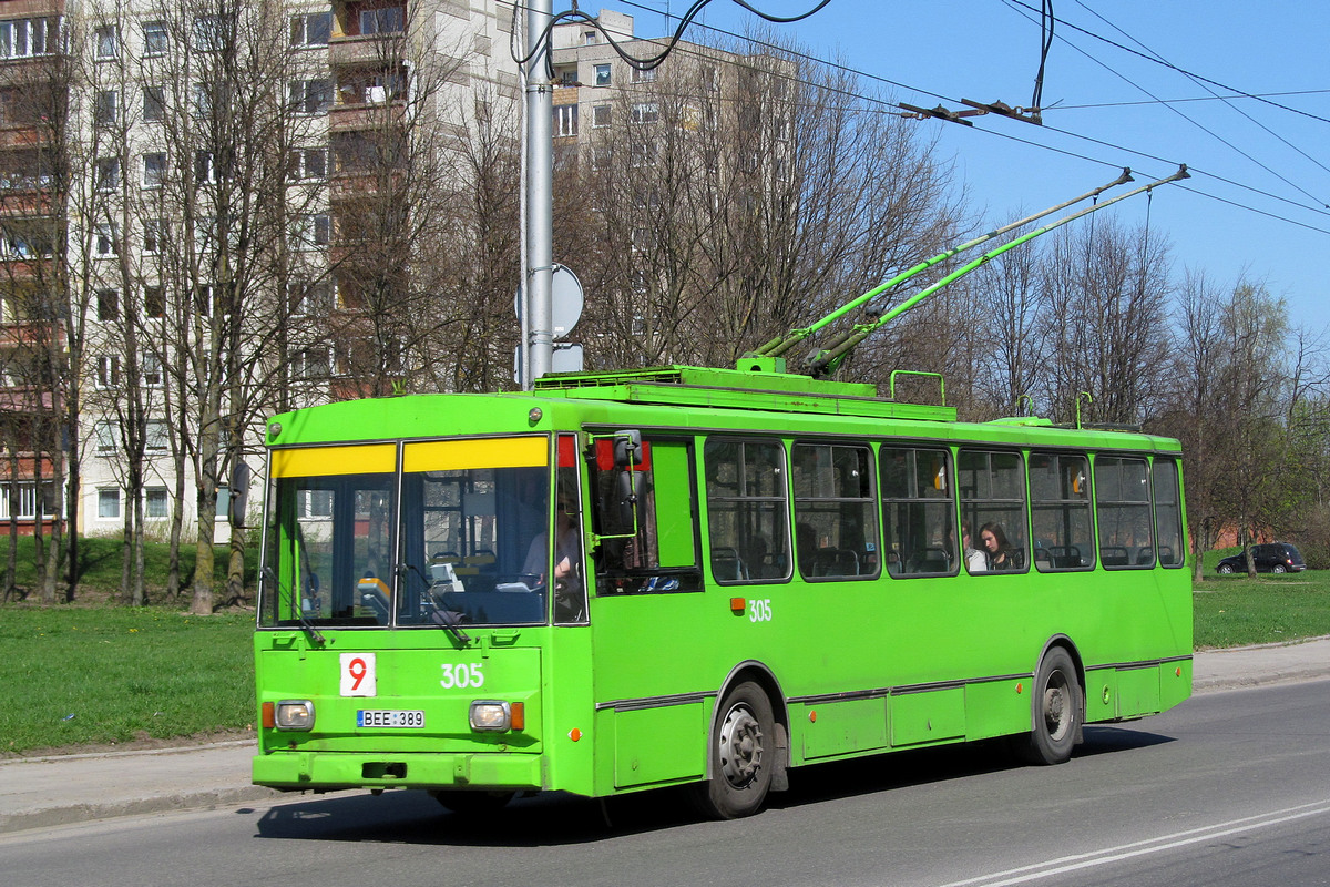 Каунас, Škoda 14Tr89/6 № 305