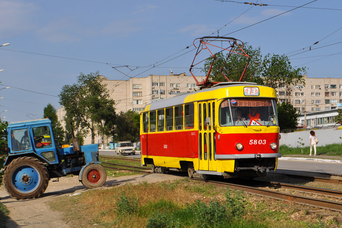 Волгоград, Tatra T3SU (двухдверная) № 5803
