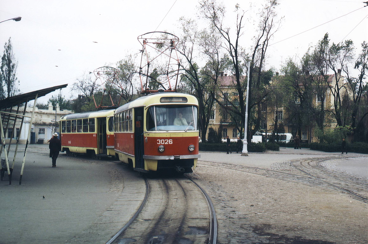Одесса, Tatra T3SU (двухдверная) № 3026