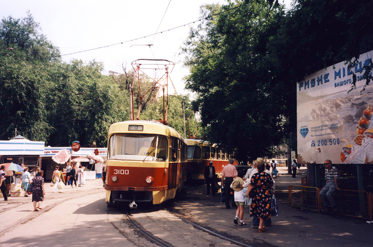 Одесса, Tatra T3SU (двухдверная) № 3100