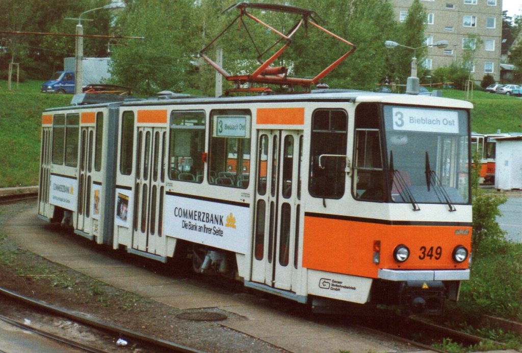 Гера, Tatra KT4D № 349