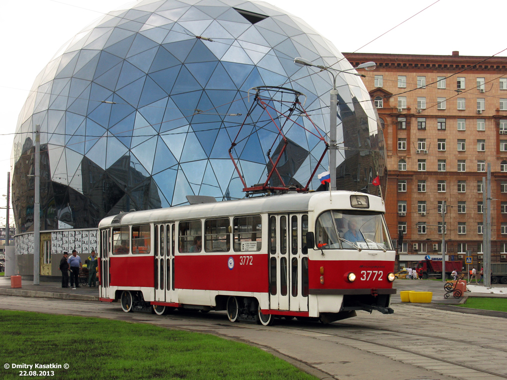 Москва, Tatra T3SU № 3772