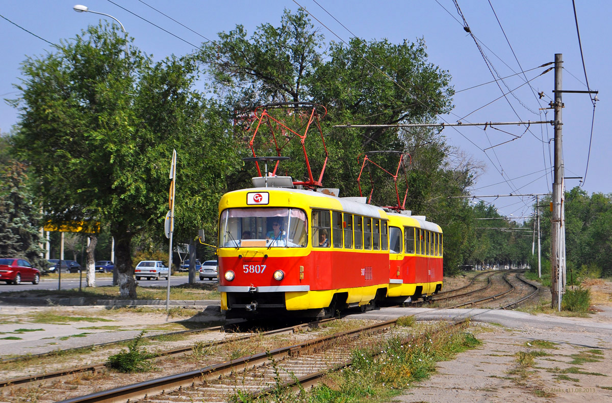 Волгоград, Tatra T3SU № 5807; Волгоград, Tatra T3SU № 5808